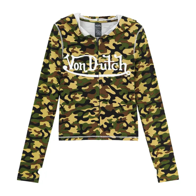 Von Dutch Roxy Women's Yoga Tops - Versatile Activewear and Casual Sportswear Collection