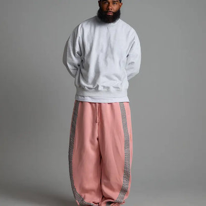 Reflective Striped Sweatpants