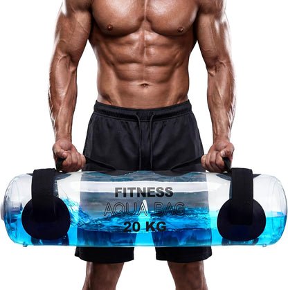 Transform Your Workouts with the Water Weights Aqua Bag - 44 lbs Adjustable Portable Water Weight for Ultimate Stability and Core Balance Training