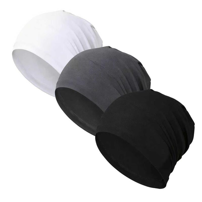 Unisex Polyester Fashion Beanie Hat - Versatile 3-in-1 Sport Skull Cap, Breathable and Stretchy Fit, Soft Touch, Fitted Design for Casual and Athletic Wear