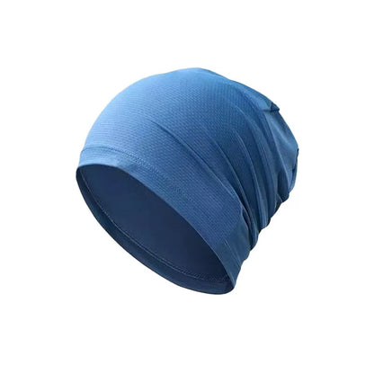 Unisex Polyester Fashion Beanie Hat - Versatile 3-in-1 Sport Skull Cap, Breathable and Stretchy Fit, Soft Touch, Fitted Design for Casual and Athletic Wear