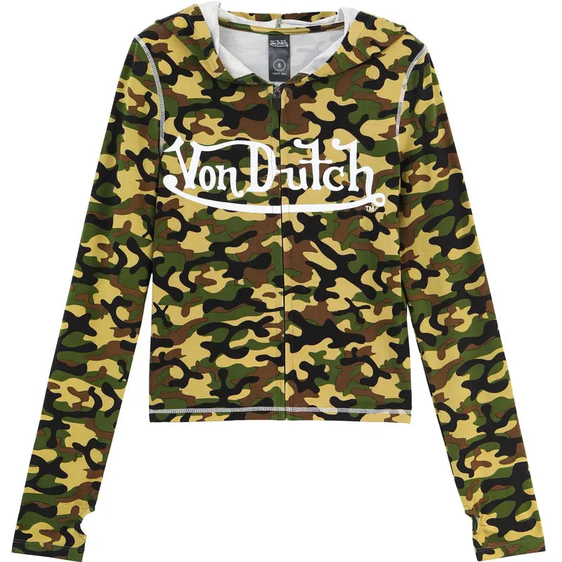Von Dutch Roxy Women's Yoga Tops - Versatile Activewear and Casual Sportswear Collection