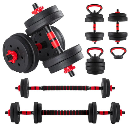Adjustable 5-In-1 Dumbbell Set (20/40/60 Lbs) – Versatile Home Gym Equipment for Strength Training and Muscle Development