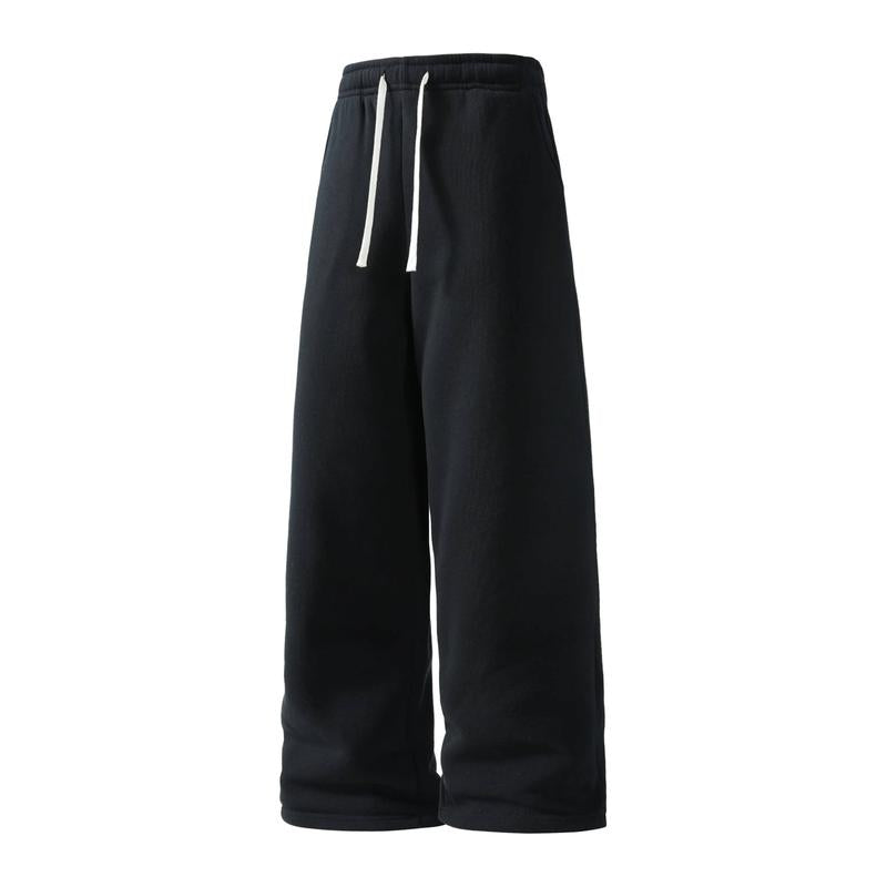 Men's Ultra-Soft Cotton Loose-Fit Athletic Sweatpants - 3-Pack (Optional 1-Pack) for Fall & Winter, Breathable Wide-Leg Casual Pants Perfect for Basketball and Running