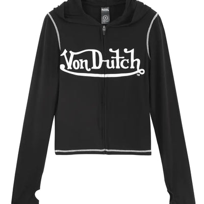 Von Dutch Roxy Women's Yoga Tops - Versatile Activewear and Casual Sportswear Collection