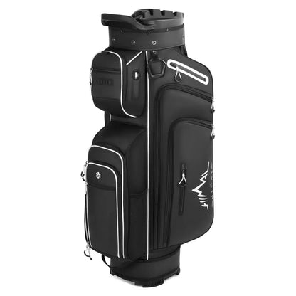 UNIHIMAL Hive Vault Premium 14-Way Golf Cart Bag for Adults with Full-Length Dividers, Magnetic Pocket, Multi-Compartment Design, Rain Cover, and Accessories - Perfect Gift for Father's Day