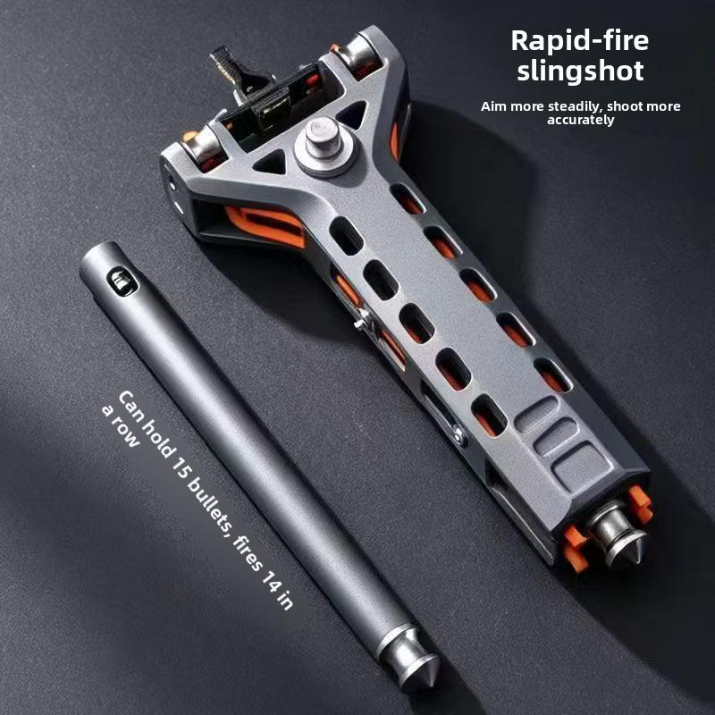 Precision Premium Metal Magnetic Slingshot - Ultimate Reloading Outdoor Sports Tool & Perfect Gift!