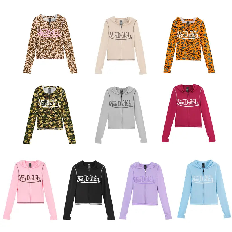 Von Dutch Roxy Women's Yoga Tops - Versatile Activewear and Casual Sportswear Collection